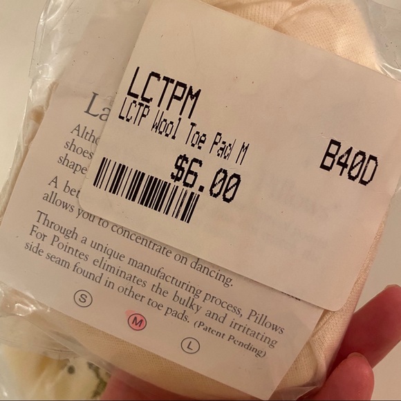 Pillows for Pointes lambs wool toe pads - Picture 2 of 2